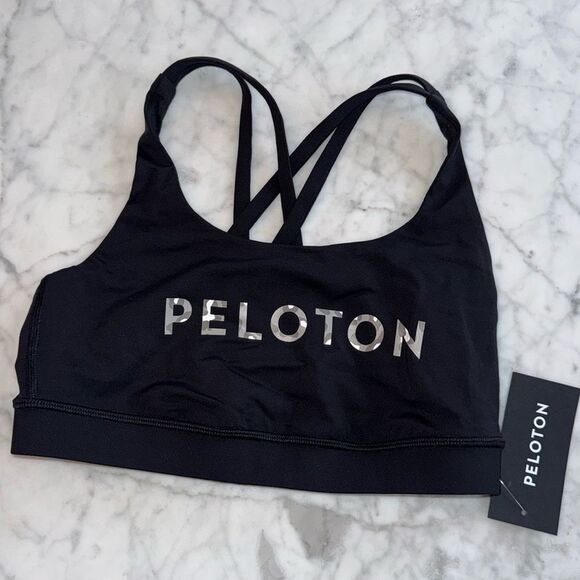 NWT LULULEMON PELOTON BLACK CHEETAH ENERGY BRA 6 - Picture 1 of 3